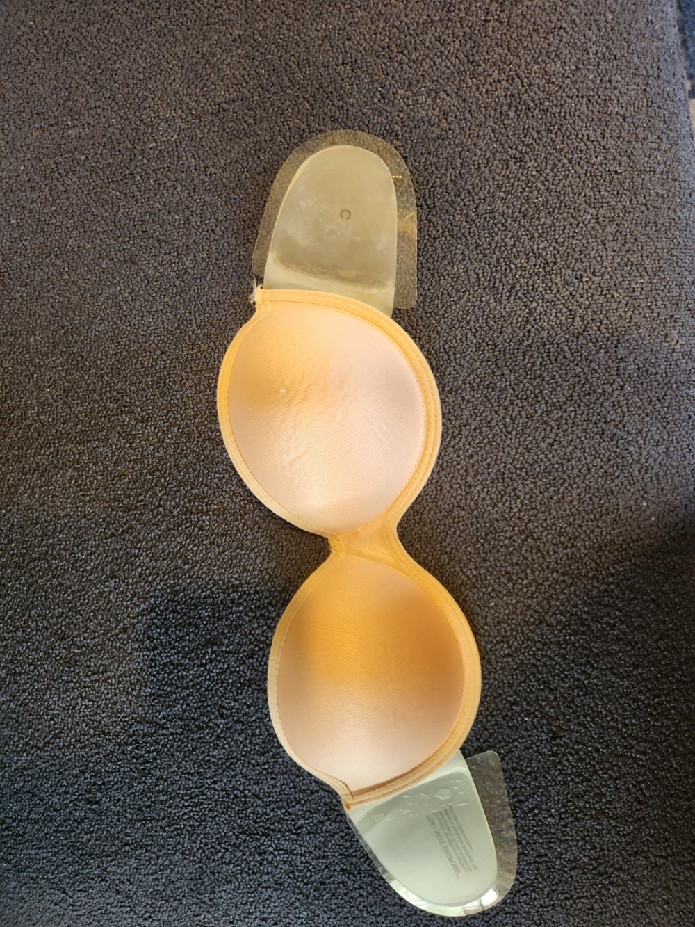 Strapless Adhesive Push-Up Bra - Nude